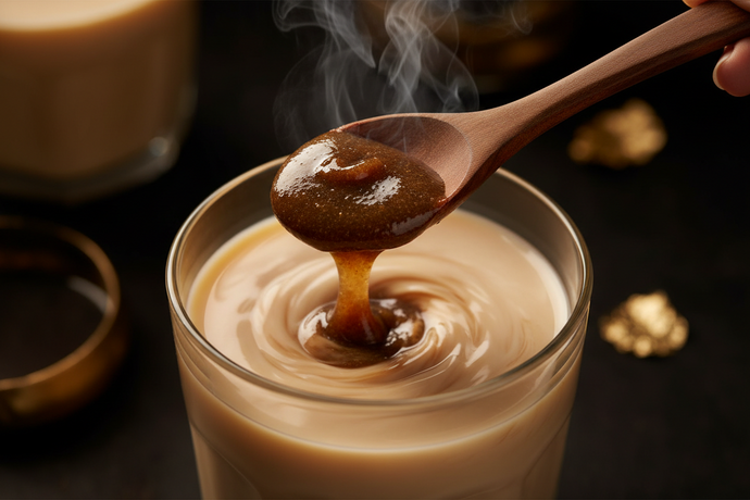 Mix it with milk